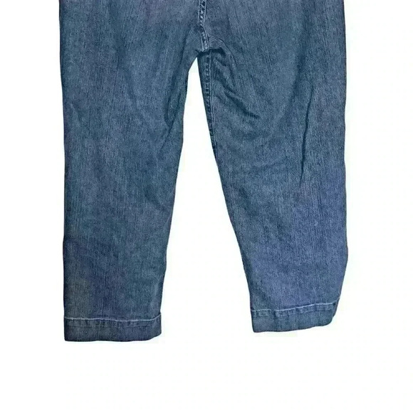 Eddie‎ Bauer Sz 16 Tall Cropped Jeans Fall Casual Work Appropriate - Picture 8 of 9